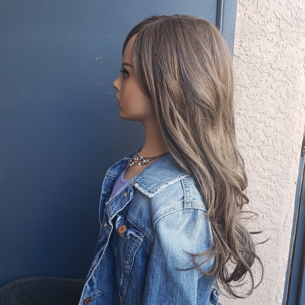 NEW Lyndon wig by Rene of Paris, Truffle Brown, lace fnt, mono part, romantic - Picture 11 of 13
